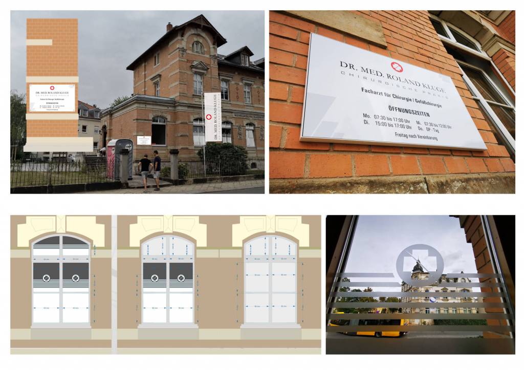PRAXIS DR. KLUGE | Leitsysteme Dresden